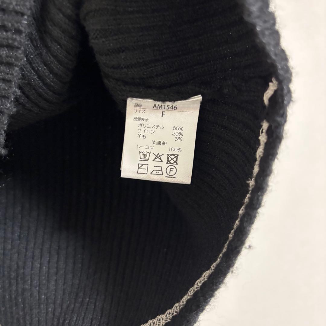 ANDMARY Anita button knit tops black - メルカリ