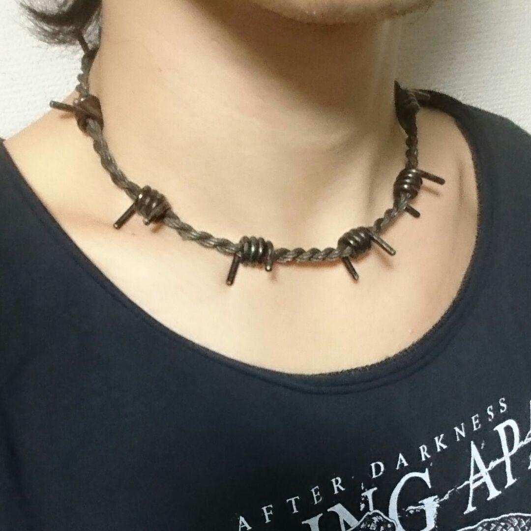 スパルタン様専用 HYDE 着用 有刺鉄線 ネックレス ハイド VAMPS - メルカリ