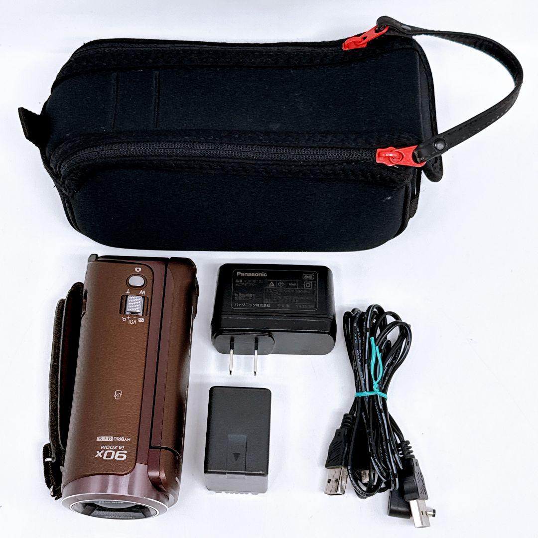 Panasonic HC-W570M ビデオカメラ ブラウン