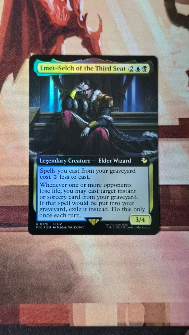 mtg 第三の座、エメトセルク 英語版拡張foil 第三の座、エメトセルク 拡張アートFoil 英語版 MTG FF - メルカリ