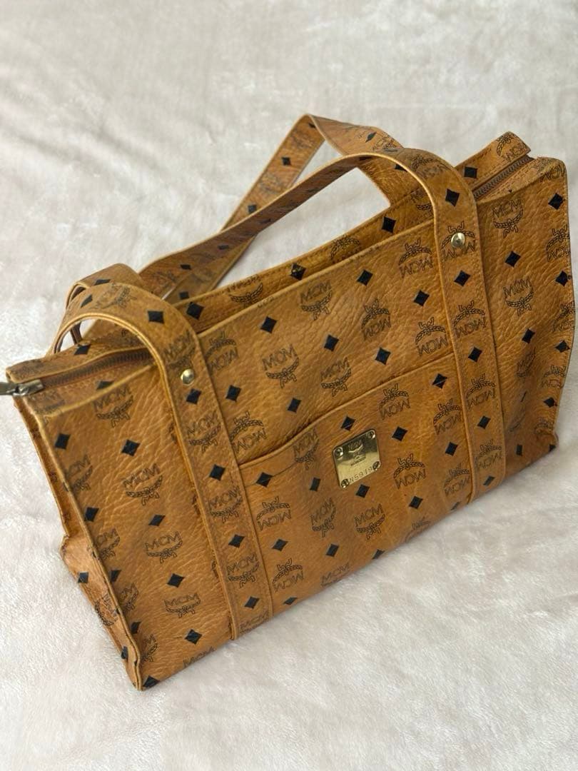 MCM ロゴ　トートバッグ