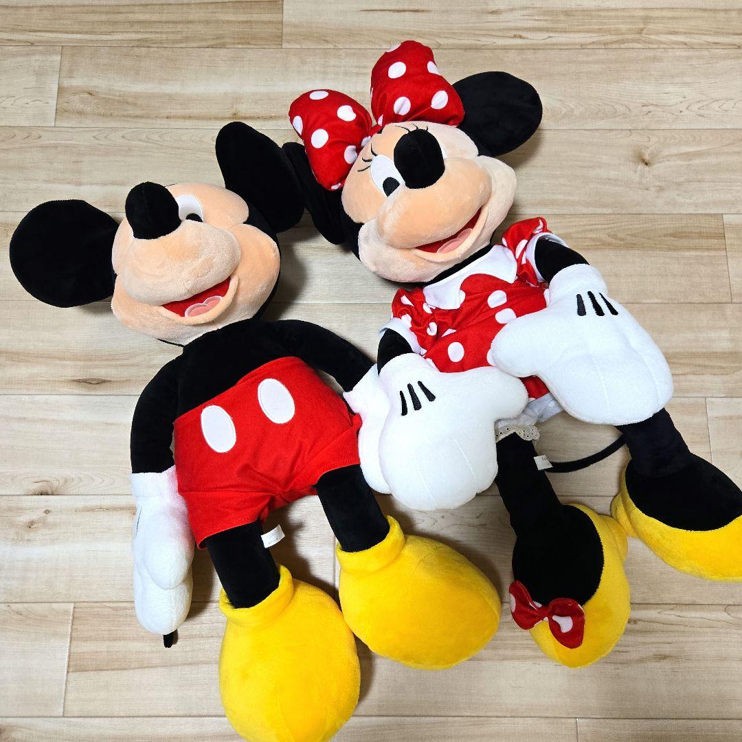 ミッキー・ミニー ぬいぐるみ ビックサイズ約60cmディズニーストア
