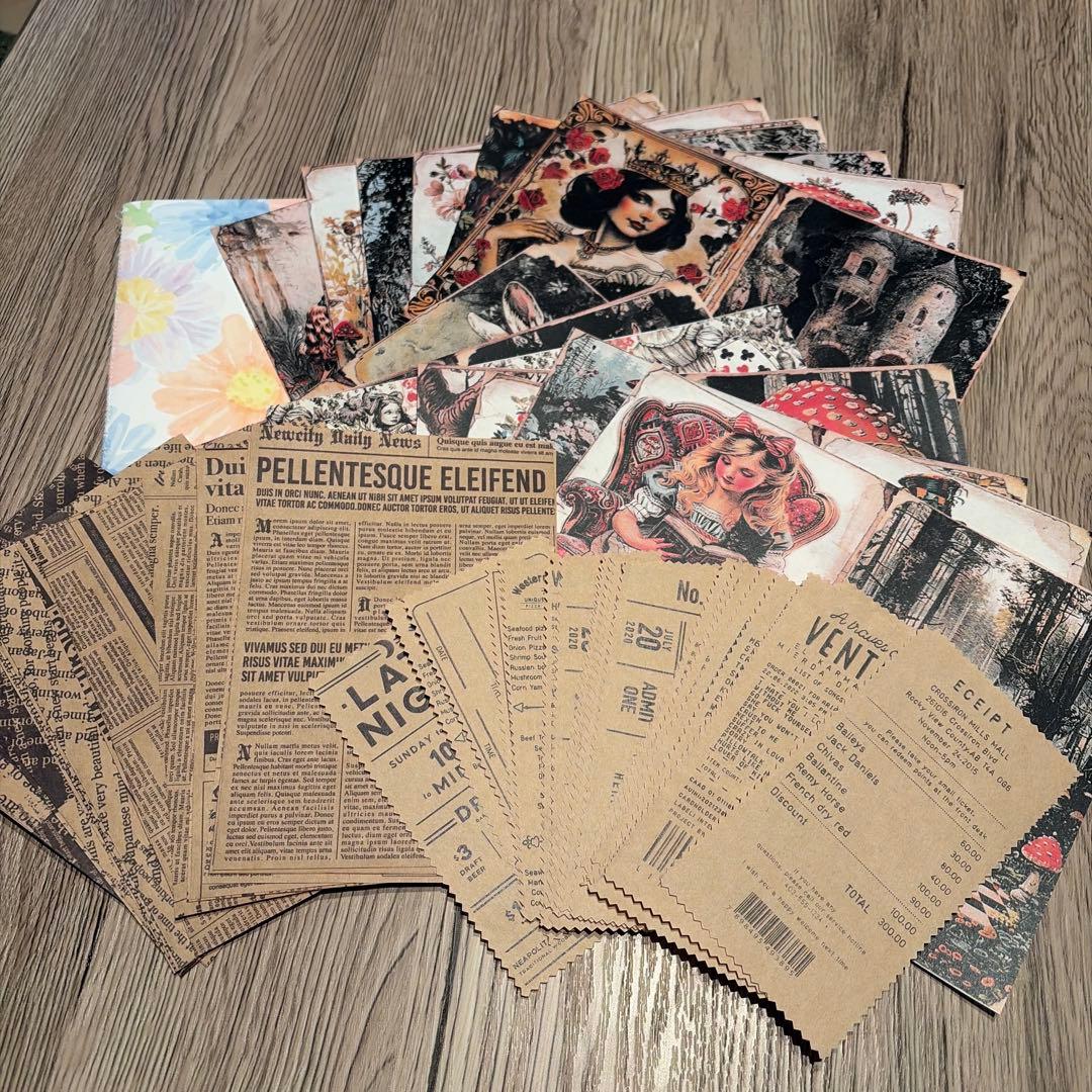 数量限定！素材セット⭐︎ハンドメイド ジャンクジャーナル コラージュ