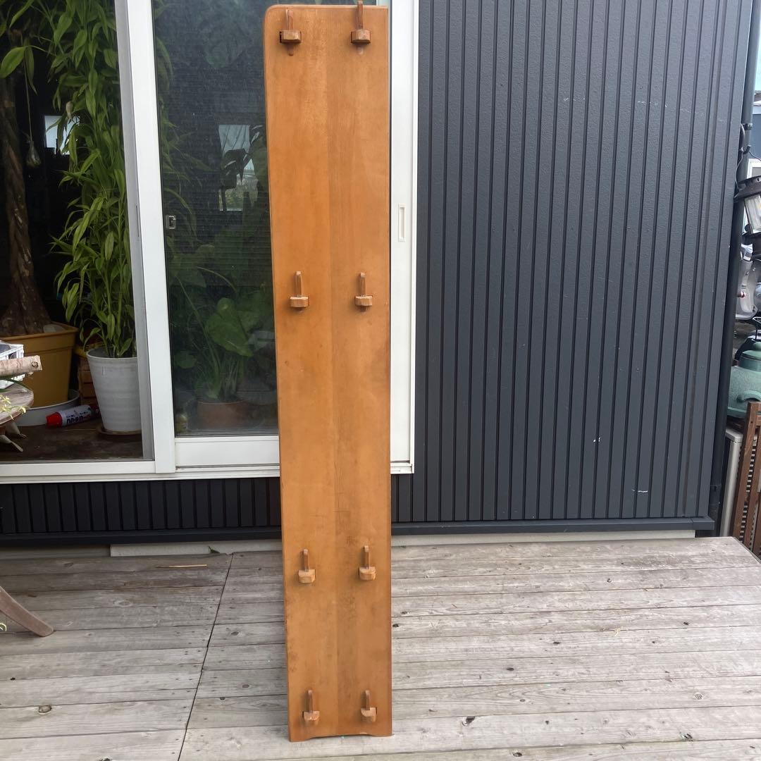 昭和レトロ ミッドセンチュリー くさび型 楔棚 木製オープンラック