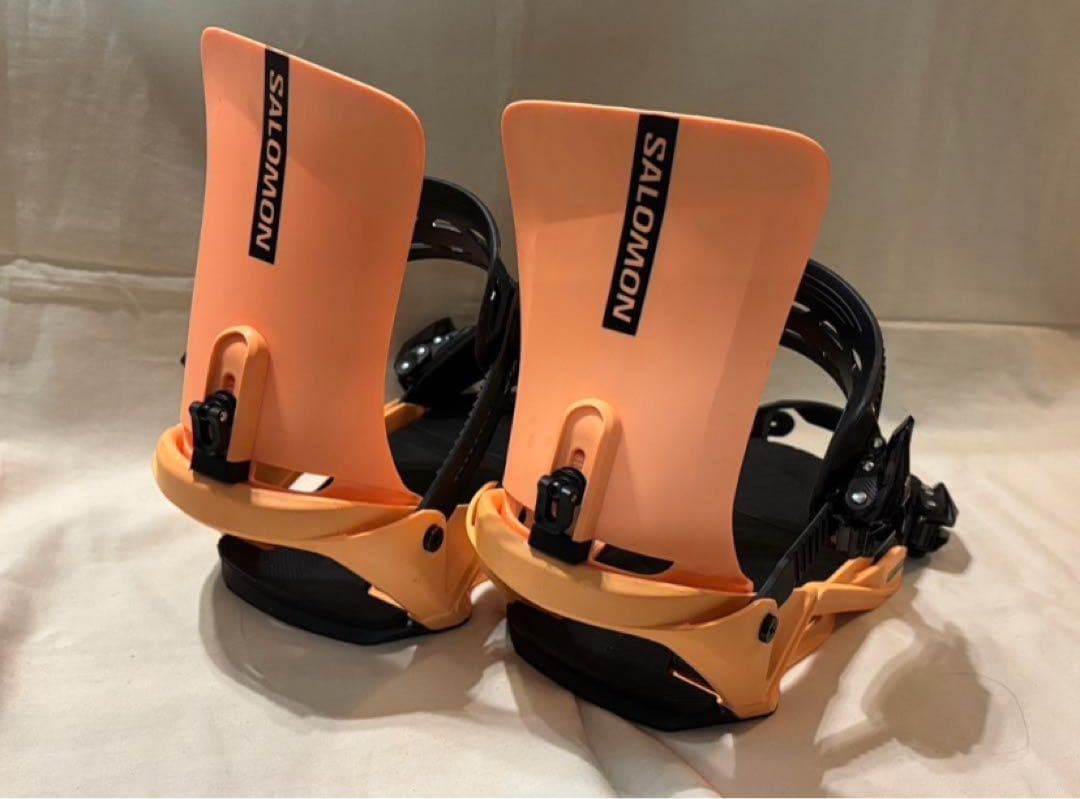 SALOMON スノーボードビンディング オレンジ/ブラック　M