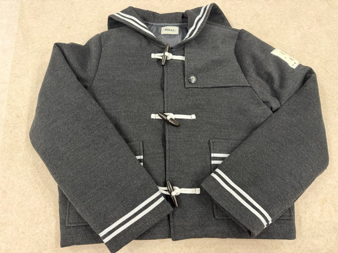 新品未使用】Bibiy. セーラー襟ジャケット ダウンショートコート