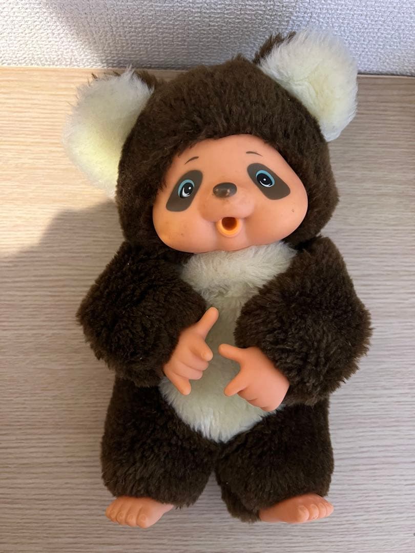 モンチッチ　タヌタヌ　？　昭和レトロ　ぬいぐるみ　当時物　激レア　人形