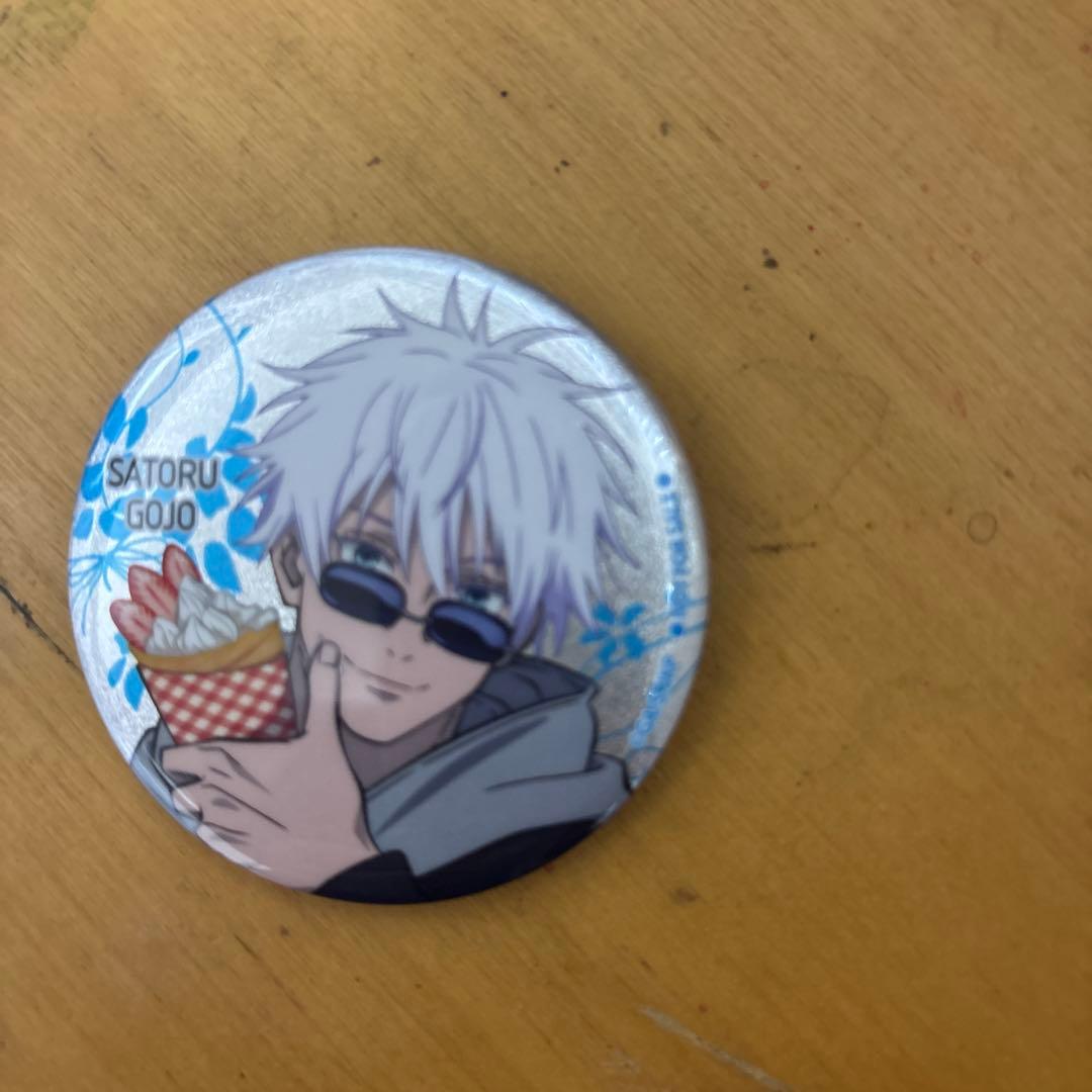 呪術廻戦 コスモワールド 五条悟 グリッター缶バッジ レア 特典 | 激安
