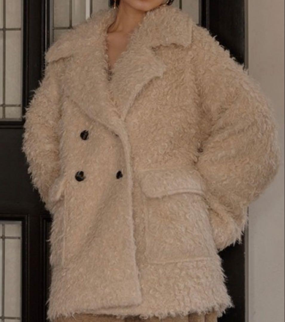 mideal プードルミドルコート【アイボリー】