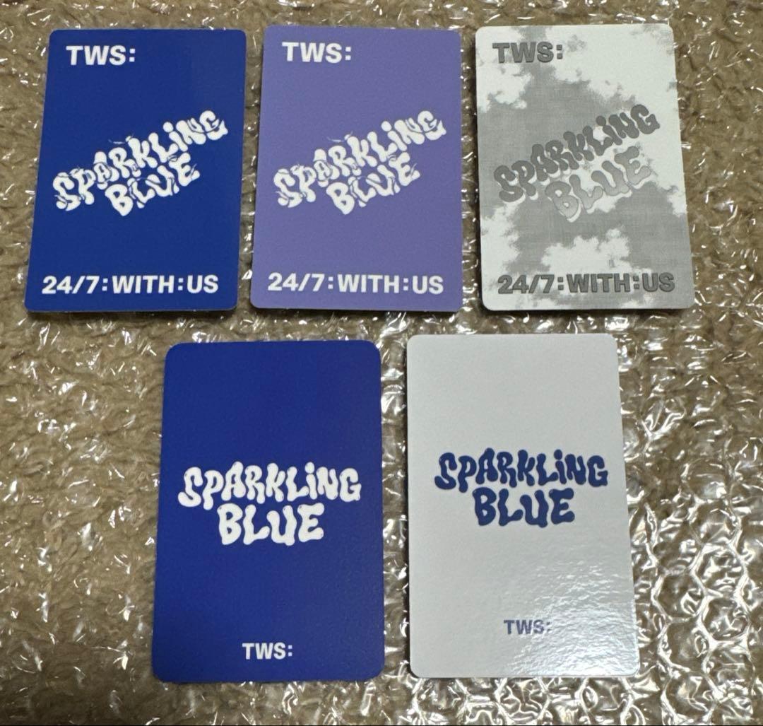 TWS ヨンジェ sparkling blue トレカ セット - メルカリ