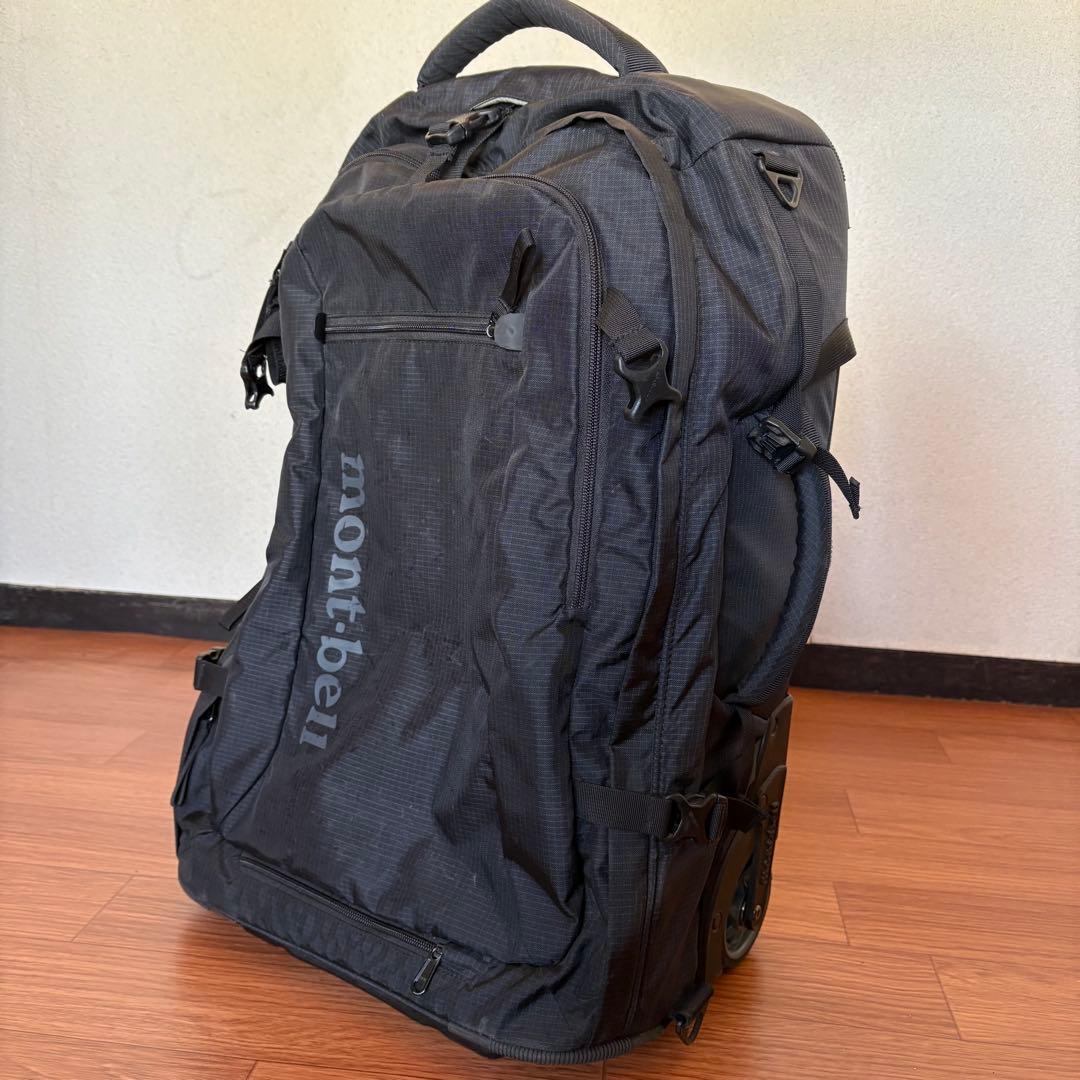 mont-bell キャリー付きバックパック　　廃盤　レア モンベル mont-bell キャスター付き スーツケース キャリーケース