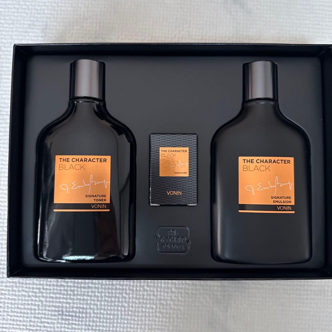 VONIN 韓国メンズ化粧品 Qoo10] ボニン 韓国コスメザブラック シグネチャースペシ