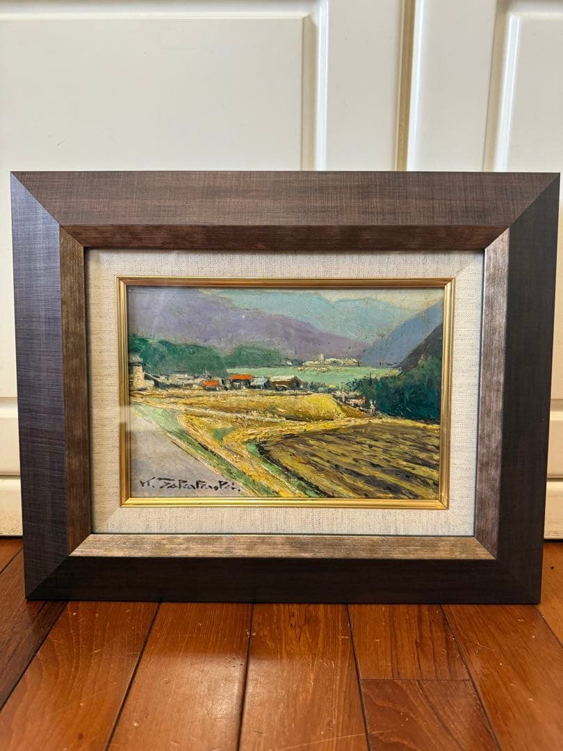 12.「山湖」髙橋一善 油絵