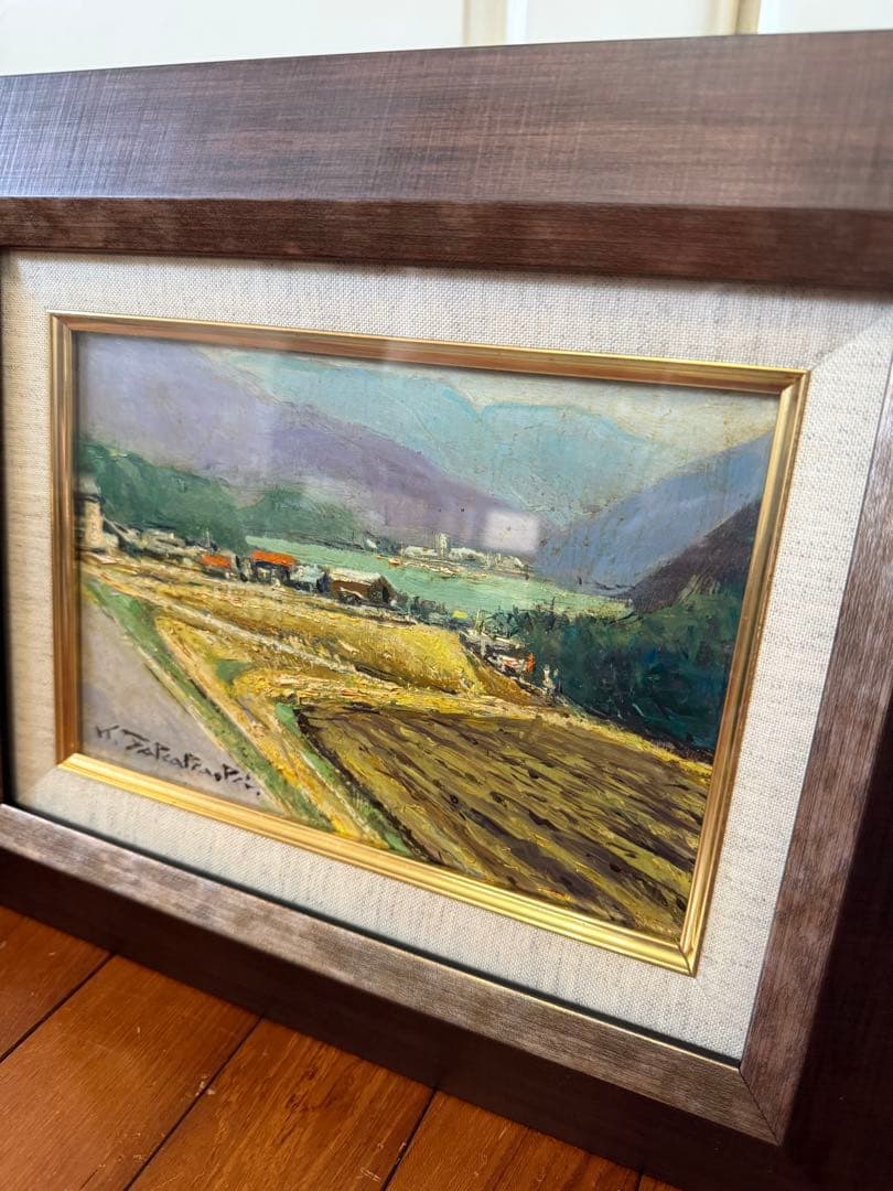 12.「山湖」髙橋一善 油絵