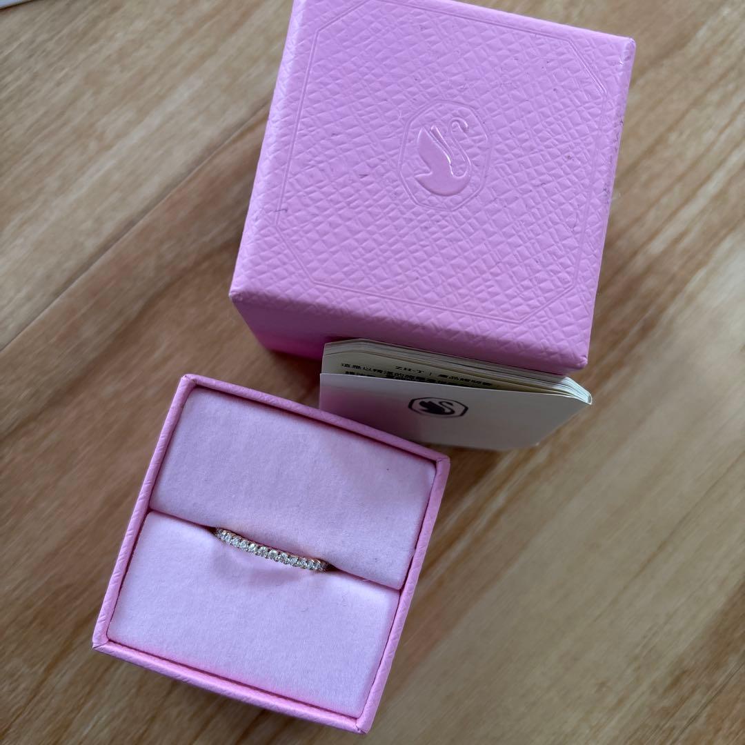 Swarovski ローズゴールド　リング