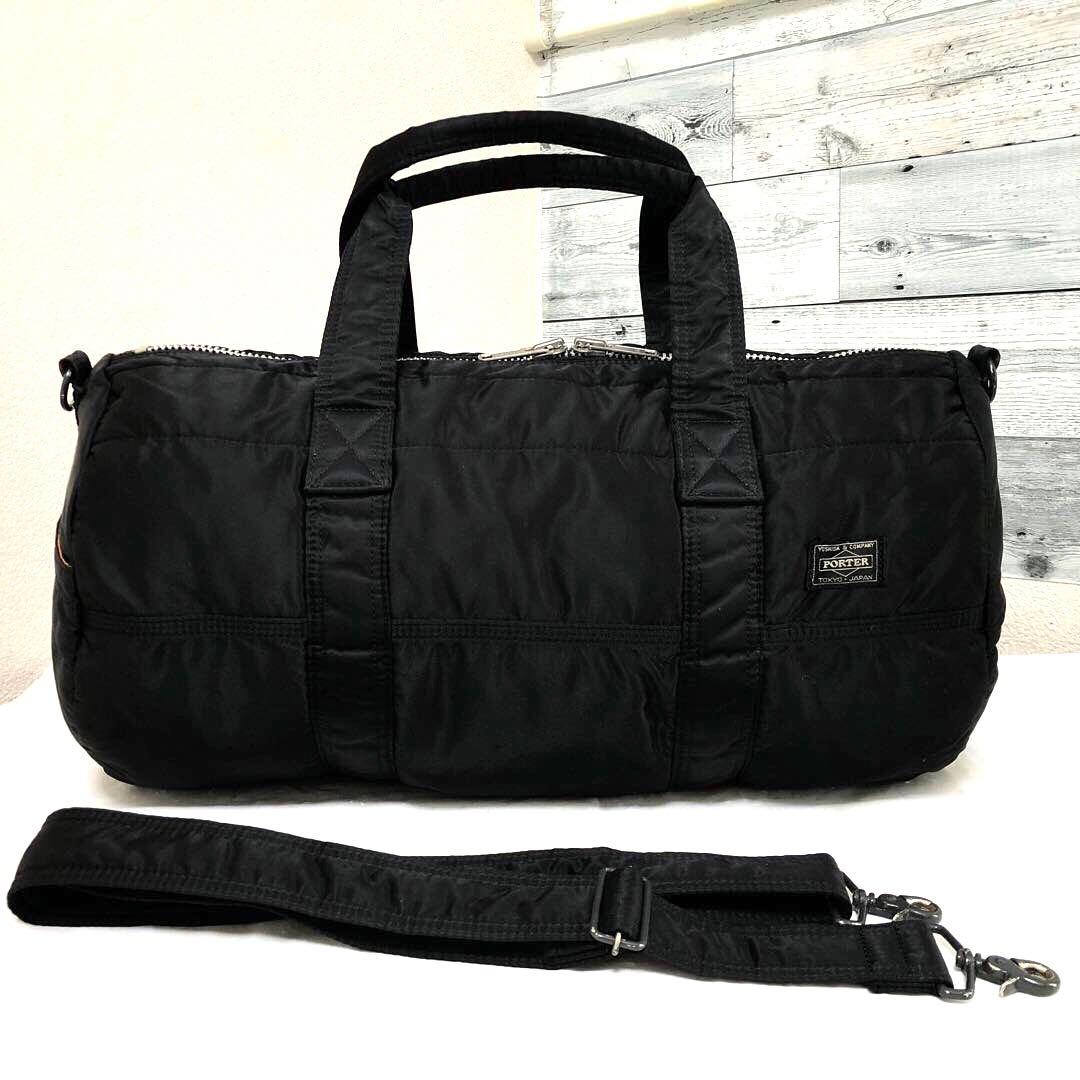 人気✨廃盤 ポーター タンカー ボストンバッグ2way ブラック 吉田カバン