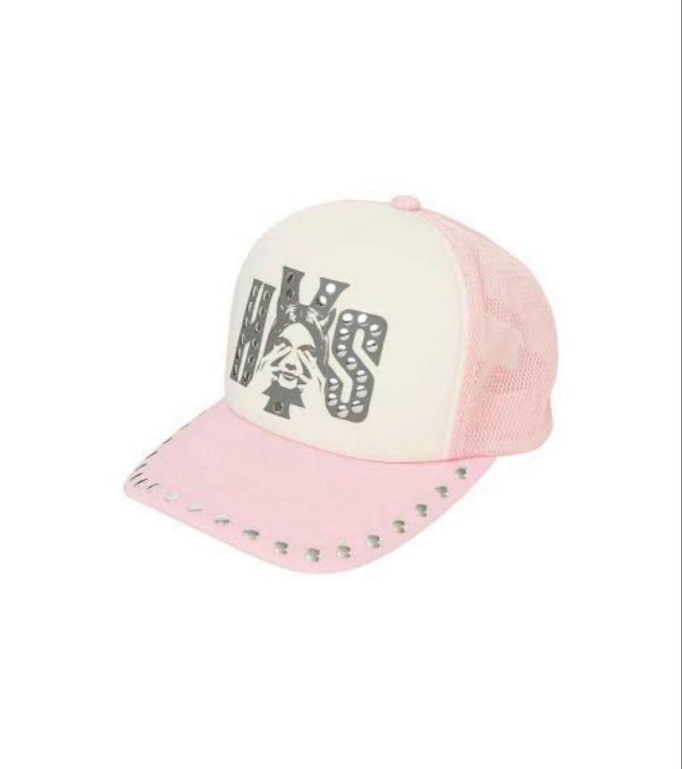 ヒステリックグラマー SEE NO EVIL スタッズメッシュキャップ
