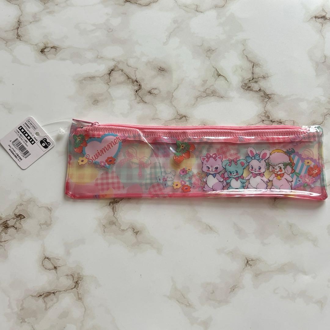 スイマー SWIMMER クリアスリムペンケース クリアフラットポーチ