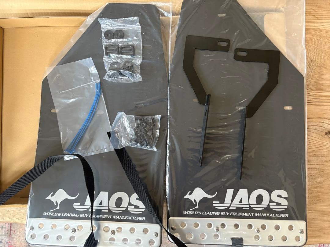 JAOS マッドガードIII ジムニー JB74系用 ブラック JAOS マッドガードⅢ リヤセット ブラック スポーツカウル用 ジムニー
