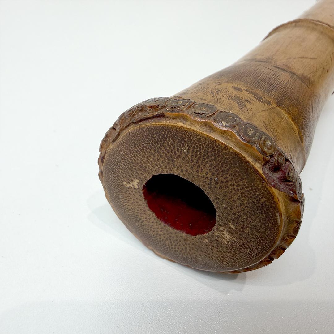 尺八 2尺1寸 65cm 和楽器 延べ管 都山流 ヴィンテージ 工芸