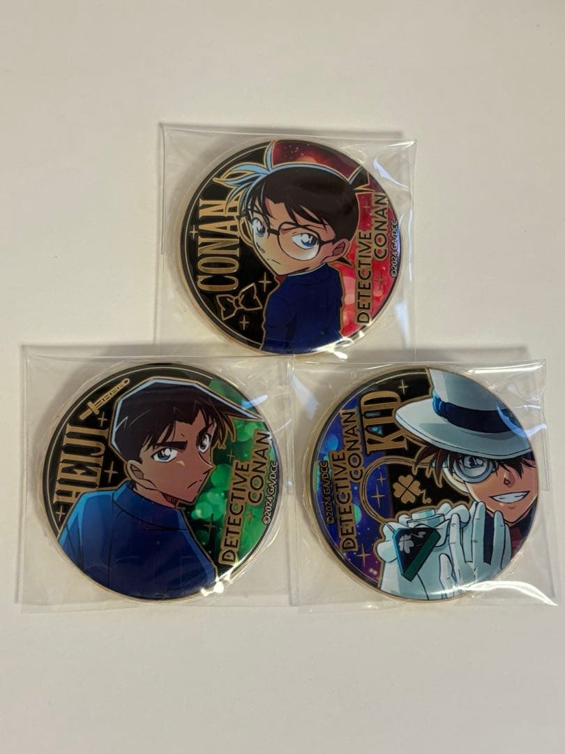 名探偵コナン 缶バッジ 映画前売り有償特典　100万ドルの五稜星 名探偵コナン 100万ドルの五稜星 缶バッジコレクション(全5種)【アニメ