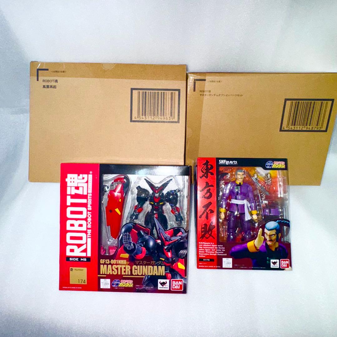機動武闘伝Gガンダム　ROBOT魂　ロボット魂　マスターガンダムセット