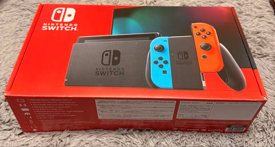 Nintendo Switch Joy-Conネオンブルー/ネオンレッド Switch】 Joy-Con(L) ネオンレッド/(R) ネオンブルー ※本体に1セット同