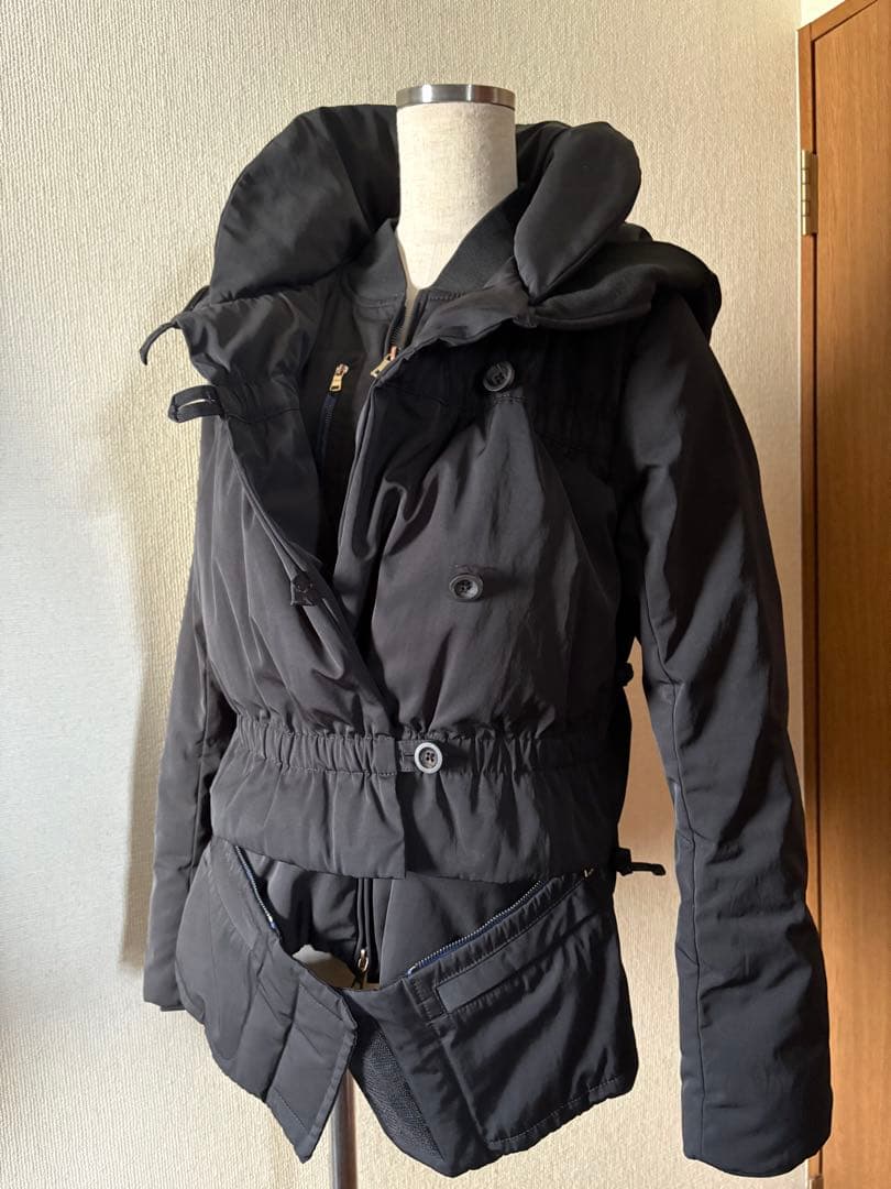 マリテフランソワジルボー　ダウンジャケット ベストフード付き Marithe + Francois Girbaud(マリテフランソワジルボー) ダウンベスト