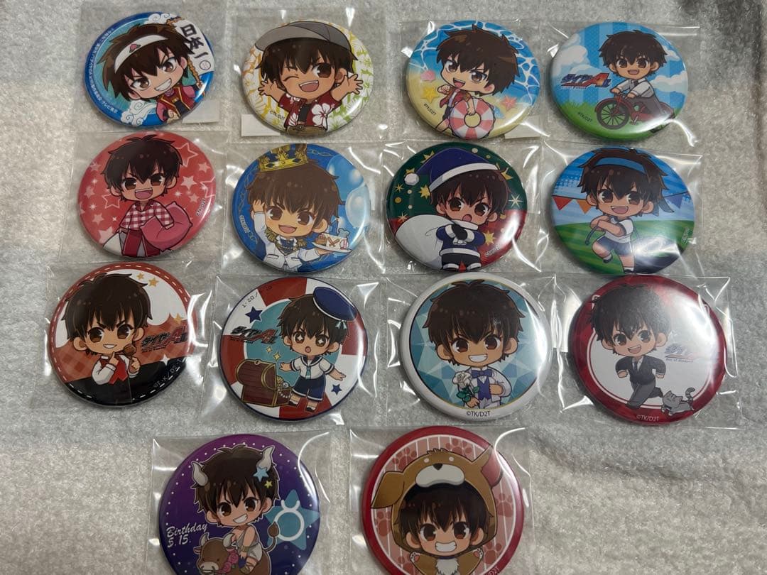 ダイヤのA プリンセスカフェ 沢村栄純缶バッジセット