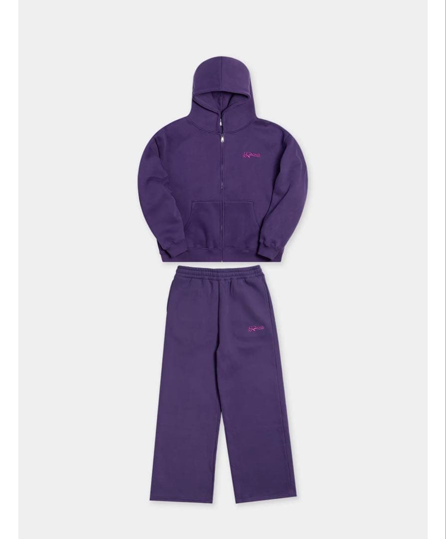 パープル ideaswam OUROBOROS ZIP HOODIE - メルカリ