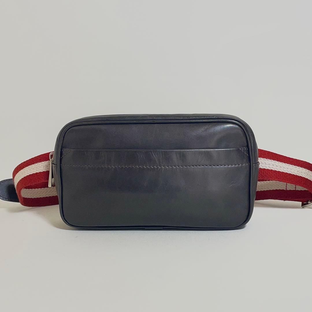 2601-181｜美品｜バリー ボディバッグ レザー ダークブラウン