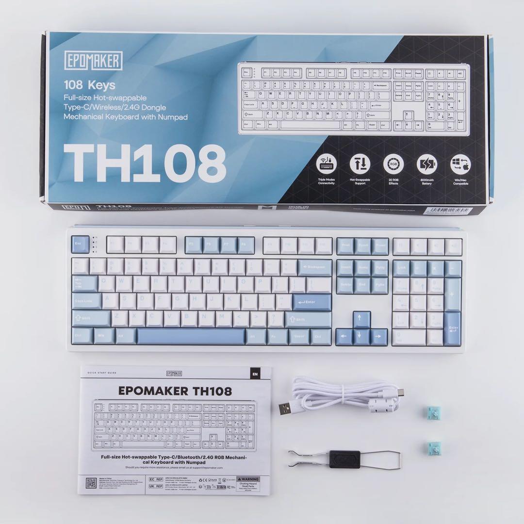 あ*ぐ様 EPOMAKER TH108 フルサイズキーボード