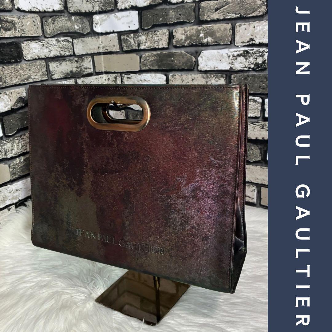希少✨JEAN PAUL GAULTIER Vサイバー ハンドバッグ - メルカリ