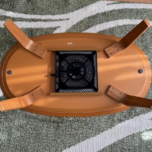 無印良品】こたつにもなるローテーブル（中古品）楕円 - メルカリ