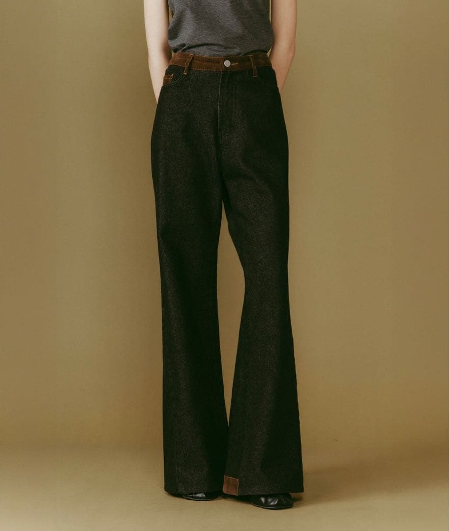 【週末価格】Knuth Marf denim baggy pants XS