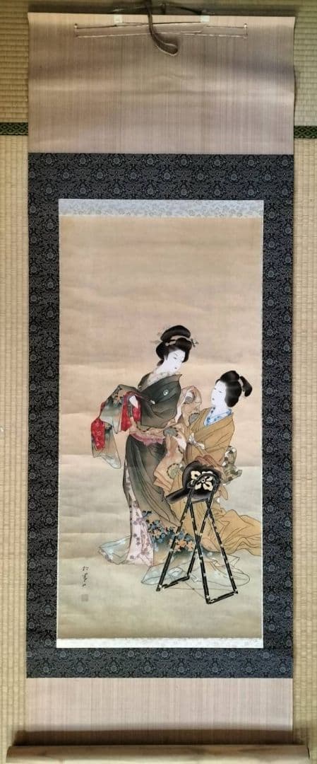 上村松園 原画 送料無料