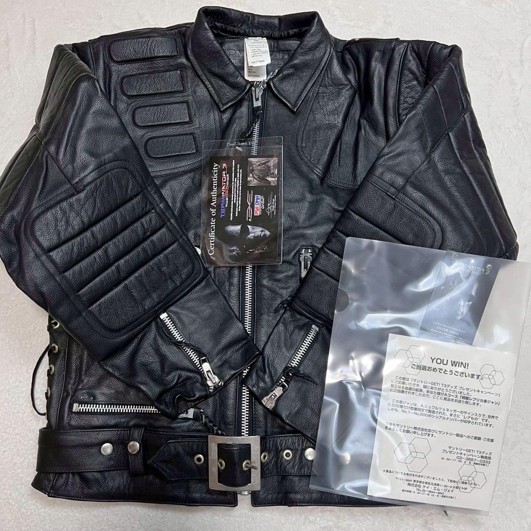 限定500着 ターミネーター レプリカ レザージャケット ライダース 牛革