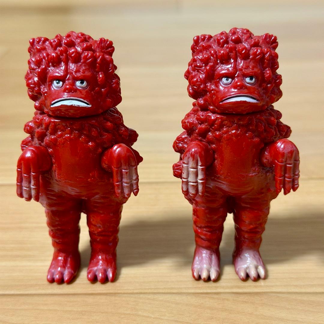 レア希少】 硬質ミニソフビ ガラモン 2体セット ウルトラ怪獣列伝 円谷