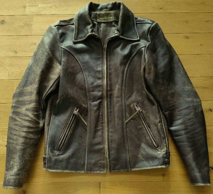 LVC Levi's リーバイス シボ革 レザージャケット 茶 M リーバイス ビンテージクロージング」からアインシュタインが愛用し