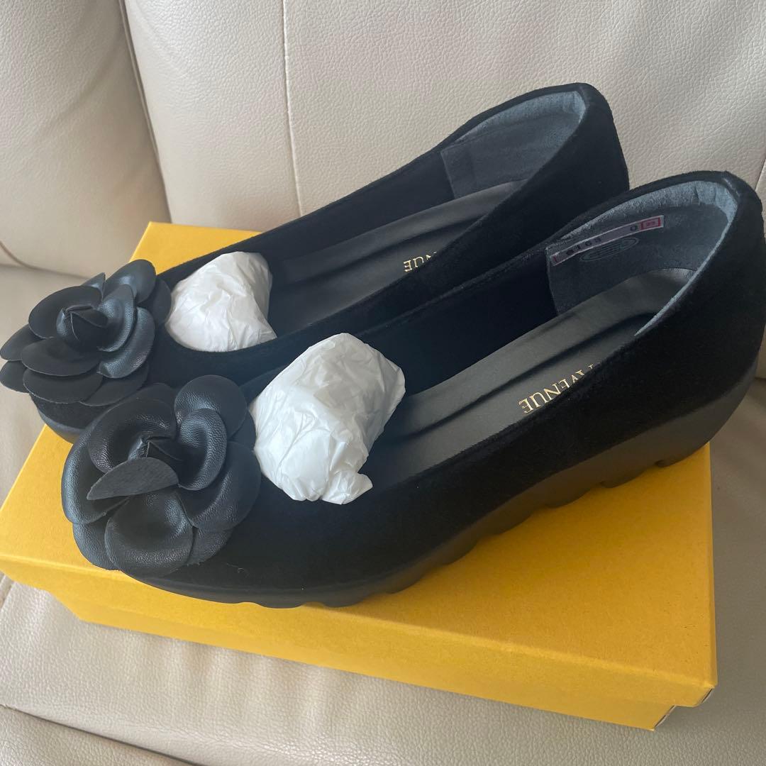 新品　ヒルズアベニュー カメリア　ウェッジソール　23cm