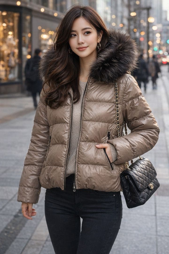 デュペティカ ダウンジャケットサイズ38 ブラウン 中古・古着通販】DUVETICA (デュベティカ) ダウンジャケット ブラウン