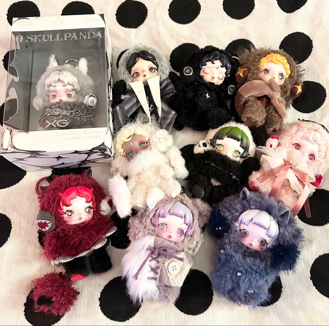 も*も様 スカルパンダぬいキー 10体セット※バラ売り不可