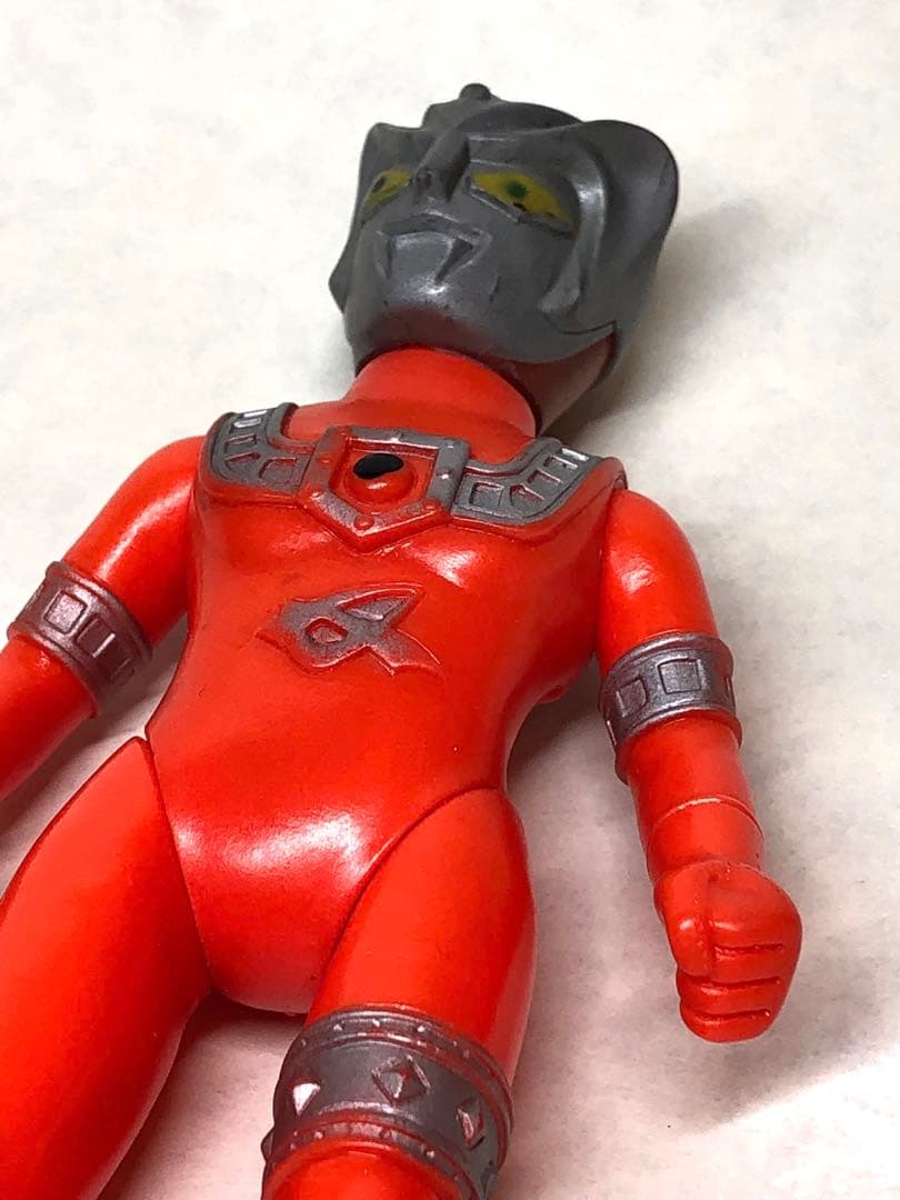 ウルトラマンレオ アストラ ブルマァク ミドルサイズソフビ 当時物 約