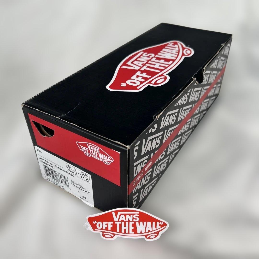 VANS Era Van Doren チェッカー/グリーン 27.5cm