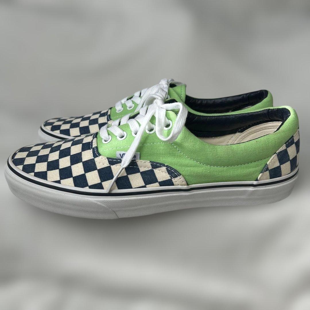 VANS Era Van Doren チェッカー/グリーン 27.5cm