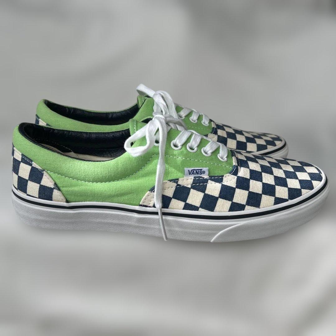 VANS Era Van Doren チェッカー/グリーン 27.5cm