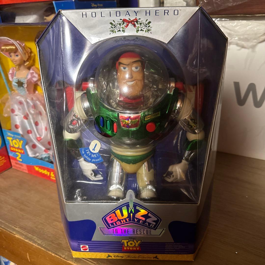 バズ　クリスマス　フィギュア　難あり　おまけでウッディつけます！ 楽天市場】【ウッディ & バズ セット】トイ・ストーリー4 英語と日本語