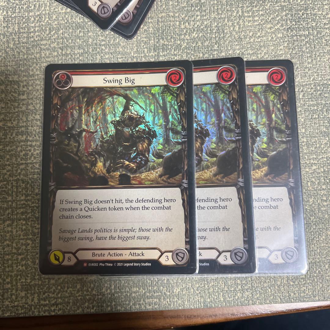 【Swing Big】RF 3枚 FaB flesh and blood