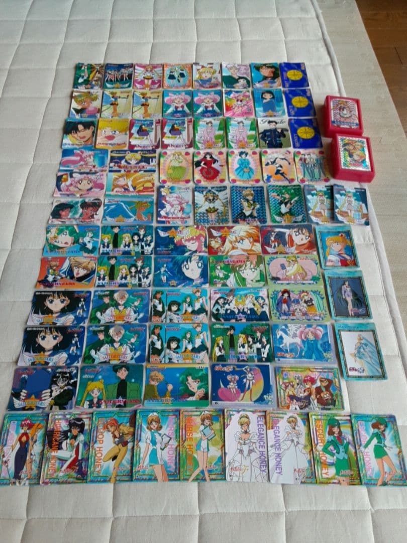 セーラームーン　セーラースターズ他　キューティーハニー　カードセット　まとめ売り