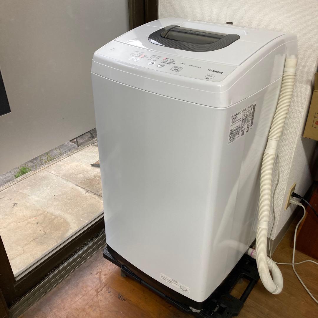 a6533teruo2024年製HITACHI5kg洗濯機　広島限定